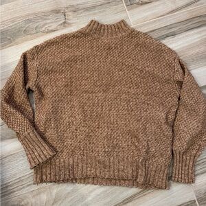 Cozy Brown Knit Sweater